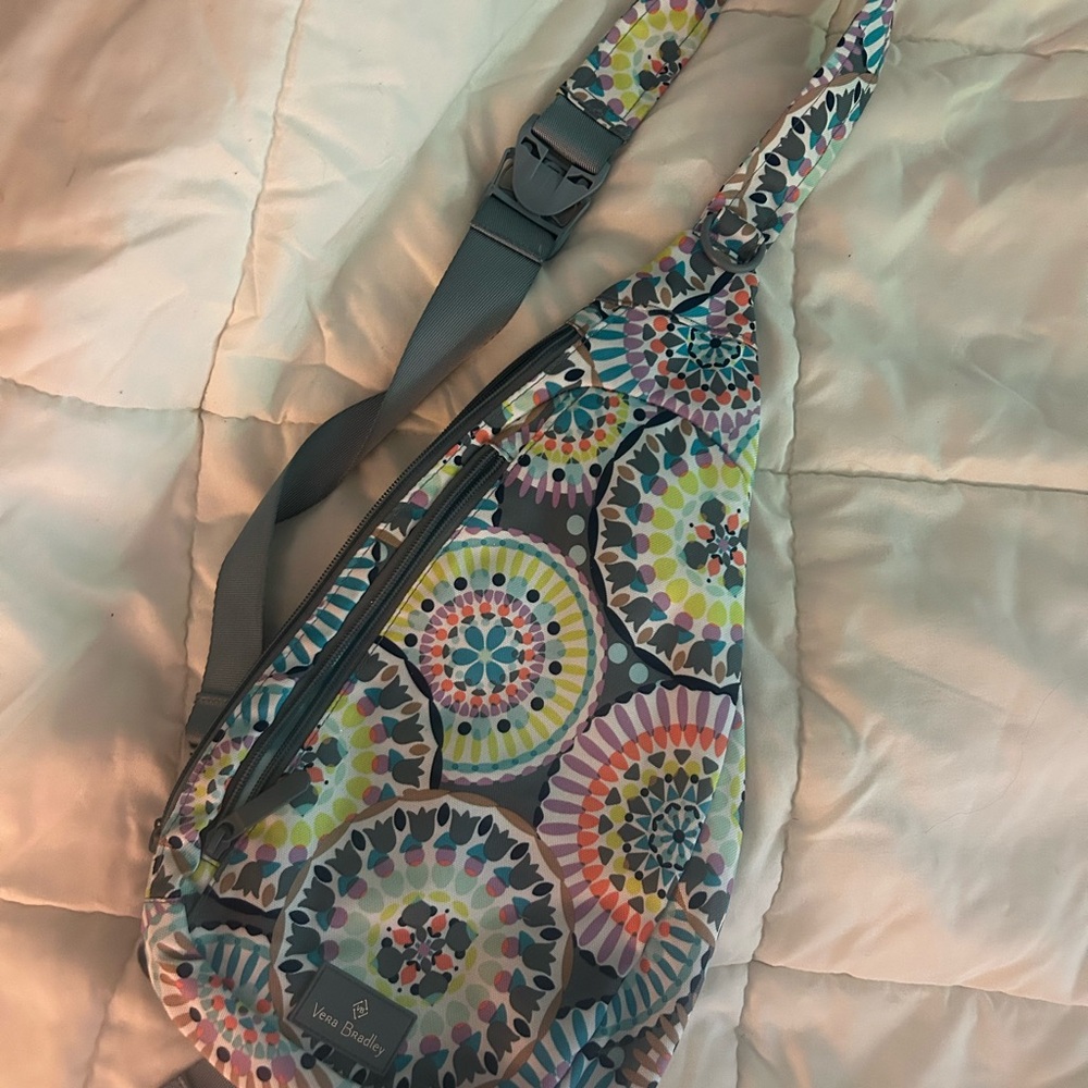 Vera Bradley Women's Colorful Patterned Sling Bag